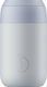 Chilly's S2 Glas Thermosflasche Rostfreier Stahl BPA-frei Hellblau 340ml 22112