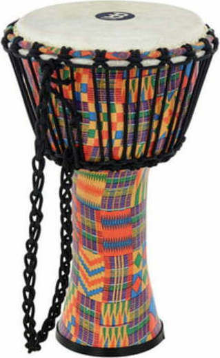 Meinl Djembe Seria Travel Cu Sfoară Cap De Capră 8 Diametru (Inci) Cu Acordaj