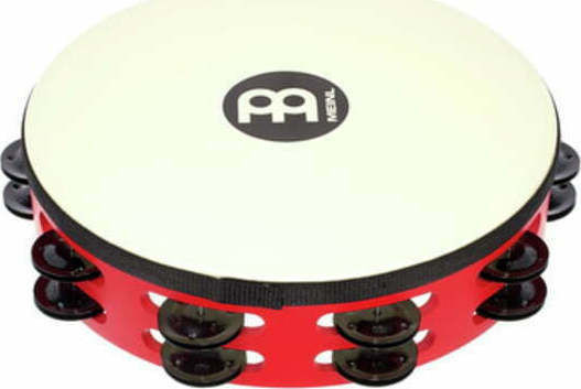 Meinl Meinl Touring Synthetic Kopf Holz Tamburin 10 Zoll mit Synthetischem Leder