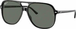 Ray Ban Γυαλιά Ηλίου Μαύρα με Κοκκάλινο Σκελετό
