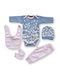 Trax Set Babystrampler Langärmliges mit Hose Gray 5Stück