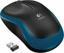 Logitech M185 Kabellos Mini Maus Black/Blue