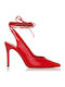 Sante Patent Leather Pointed Toe Stiletto Red High Heels