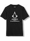 Ubisoft Assassin's Creed Valhalla T-shirt Assassin's Creed Μαύρο