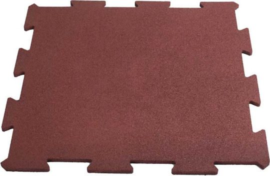 Gearup Rubber Gym Floor Puzzle Tatami Mat Brown 105x105x2cm