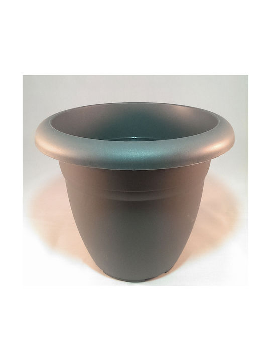 Micplast No 83 Flower Pot 35x29cm in Gray Color 018.013503