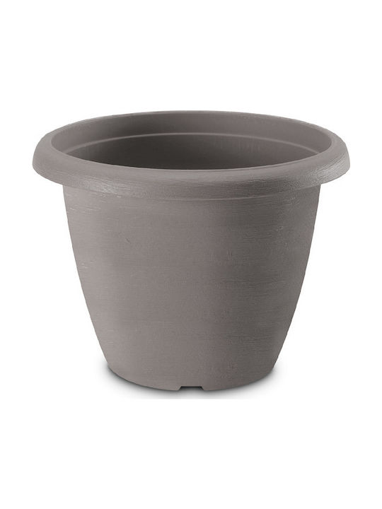 Plastecnic Terrae Γλάστρα Πλαστική Γκρι 20x20x1...