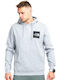 The North Face Fine Men's Sweatshirt with Hood and Pockets Gray