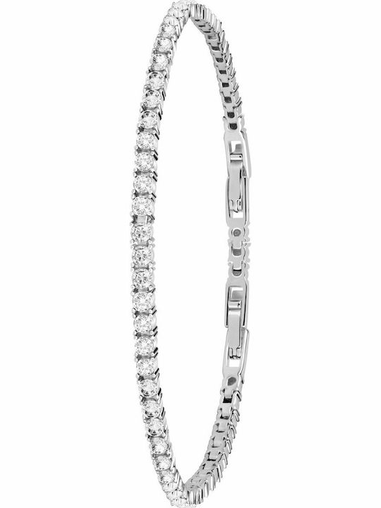 Morellato Bracelet Riviera Tresori made of Silver Gold Plated with Zircon