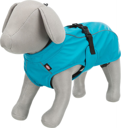 Trixie Vimy Turquoise Waterproof / Windproof Dog Coat with 35cm Back Length