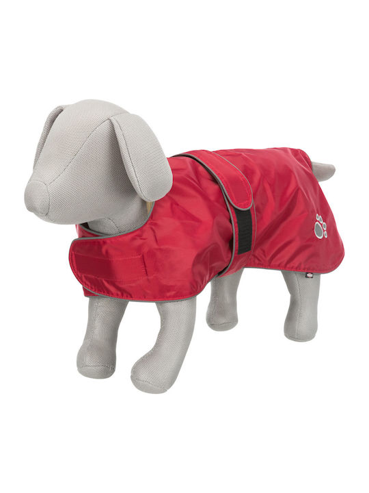 Trixie Orleans Red Waterproof Dog Coat with 60cm Back Length 680317
