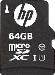 HP HP microSDXC U1 SDHC 64GB Clasa 10 U1 UHS-I cu adaptor