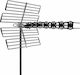 Alcad MX-047 83573 Outdoor TV Antenna (Does not Require Power Supply) Black