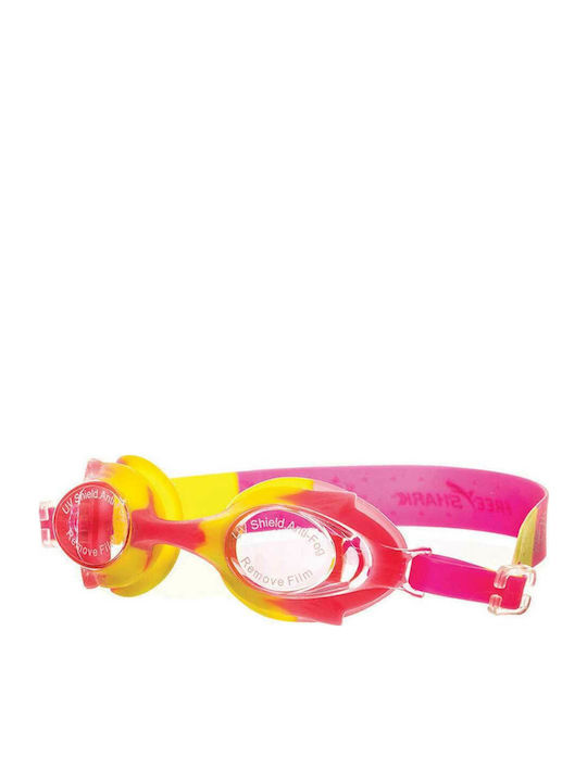 Bestway 55150 Γυαλιά Κολύμβησης Παιδικά Ροζ/Κίτρινα