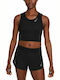 Nike Race Women's Athletic Crop Top Sleeveless Dri-Fit Black