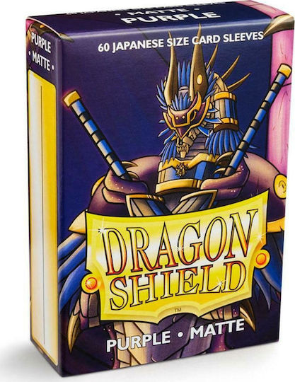Dragon Shield Game Accessory Japanese Size Card Sleeves Purple Matte