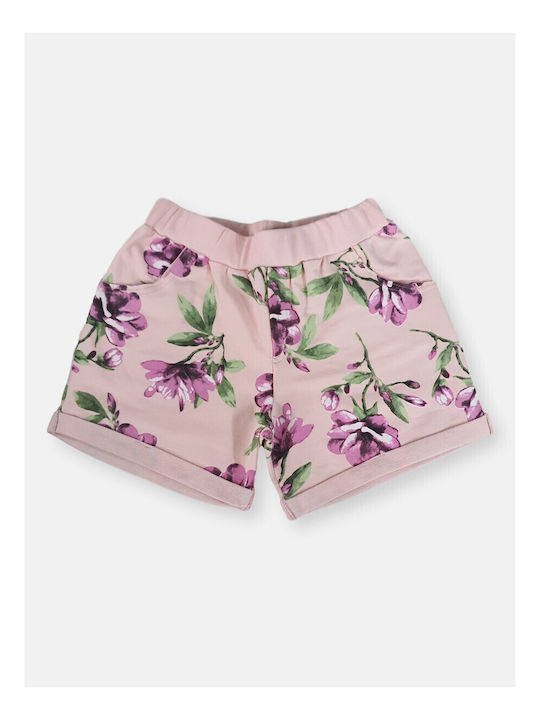 Șort/Salopetă Copii din Material Textil Roz