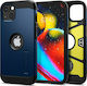 Spigen Tough Armor Umschlag Rückseite Kunststoff / Silikon Robust Marineblau (iPhone 13 Mini) ACS03333