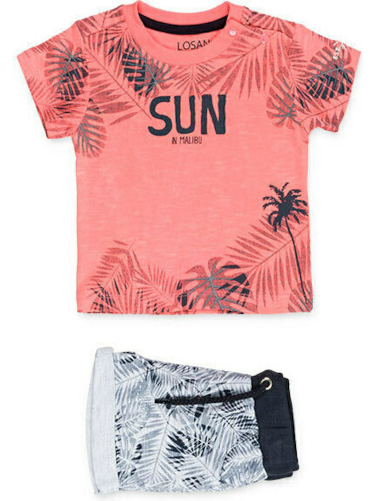 Kinderbekleidungssets mit Sommer Shorts 2 Stück Rosa