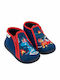 Kinderhausschuhe Stiefel Blau