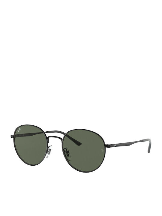 Ray Ban Унисекс Слънчеви Очила с Черна Метална Рамка и Зелени Стъкла RB3681 002/71