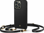 Spigen Cyrill Classic Charm Back Cover Πλαστικό / Σιλικόνης με Λουράκι Μαύρο (iPhone 13 Pro)