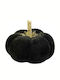 Atmosphera Christmas Fabric Figure Pumpkin Black Length 9.5cm