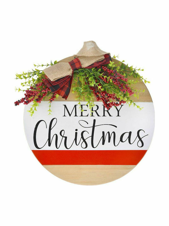 Iliadis Christmas Wooden Figure Sign Height 35cm Merry Christmas Merry Christmas