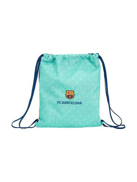 F.C. Barcelona F.C. Barcelona Unisex Τσάντα Πλάτης Γυμναστηρίου Τιρκουάζ