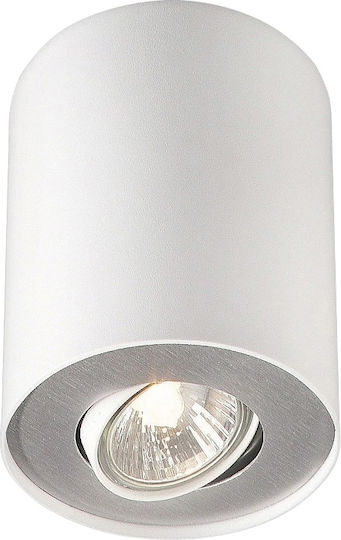 Philips Pillar Μονό Σποτ με Ντουί GU10 σε Λευκό Χρώμα