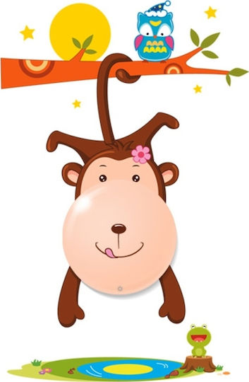 Kinder Wandleuchte LED Kunststoff Milagro Monkey