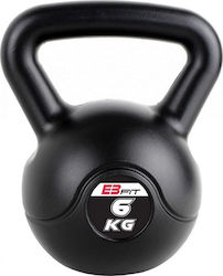 Black PVC Kettlebell EB Fit 6kg