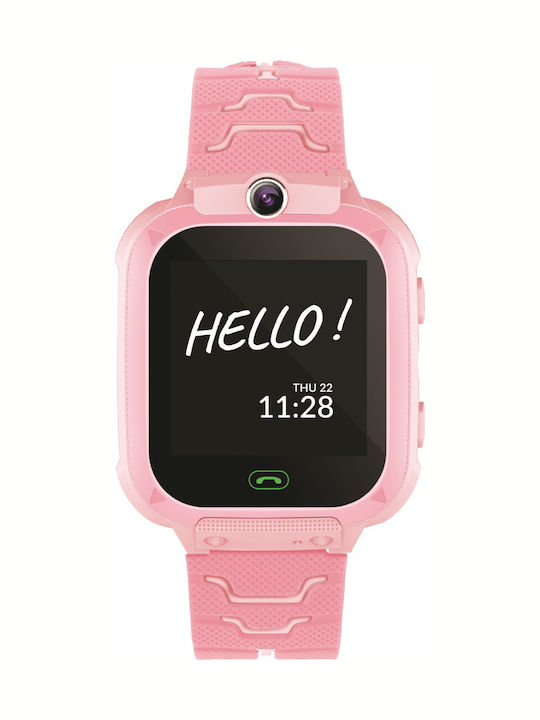 Maxlife Παιδικό Smartwatch με Κάμερα Ροζ