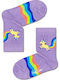 Happy Socks Kids' Socks Knee-High Kids Purple