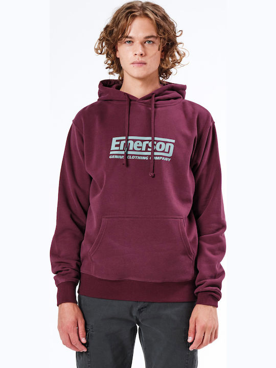 Emerson Sweatshirt mit Kapuze Wine