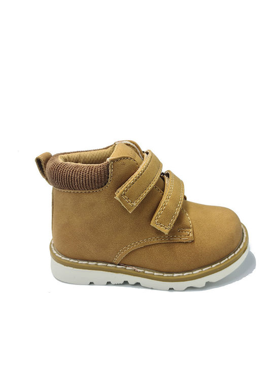 Chicco Flok Ghete Copii cu Velcro Tabac maro