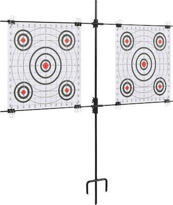 vidaXL Target Stand with Shooting Papers 78x76 cm