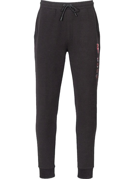 Hugo Boss Men's Sweatpants with Rubber Black