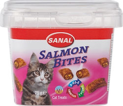 Sanal Salmon Bites Gustări Delicioase cu Somon pentru Pisici adulte 75gr 54971