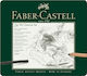 Faber-Castell Wf Pitt Graphite Σετ 24 Μολύβια Κάρβουνου Μπεζ