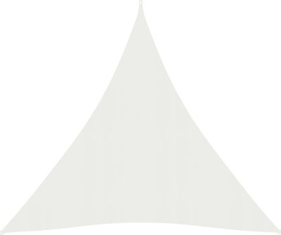 vidaXL Τριγωνικό Πανί Σκίασης Λευκό 4x5x5m 160gr/m²