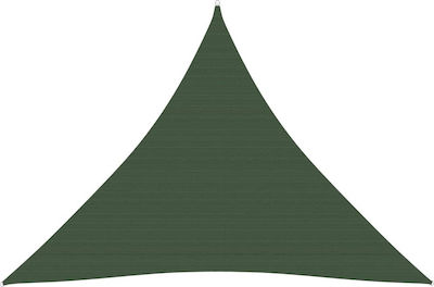 vidaXL Triangular Shade Sail Green 5m 160gr/m²