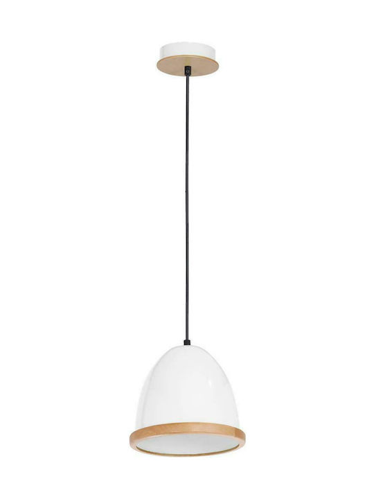 Studio Hängende Deckenleuchte Einfaches Licht Glocke für Fassung E27 Weiß