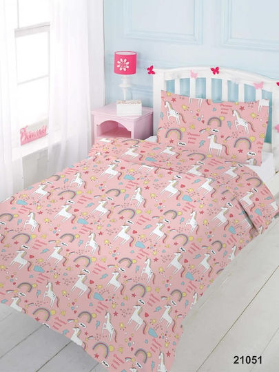 Marwa Single Pink Set 160x240cm