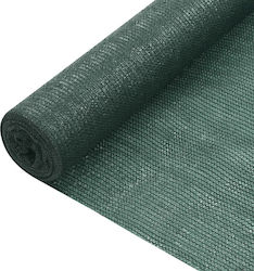 vidaXL Plasă de umbră Verde 1.5x10m Fabricat din HDPE 75gr/m²