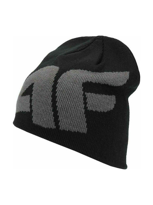 4F Kids Beanie Knitted Black