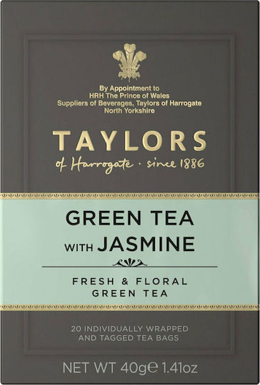 Taylors of Harrogate Green Tea 40g with Jasmine Scent