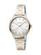 Esprit Watch with Metal Bracelet Silver / Gold