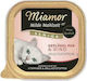 Miamor Milde Mahlzeit Senior Wet Food for Senior Cats in Trays with Chicken and Trout Grain-Free 100gr