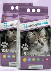 Bentysandy Katzenstreu mit Duftstoff Lavendel 10Es 4086